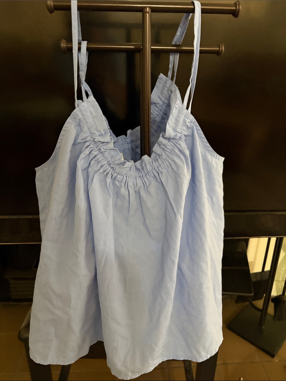 Only Pale Blue Double-Strap Camisole